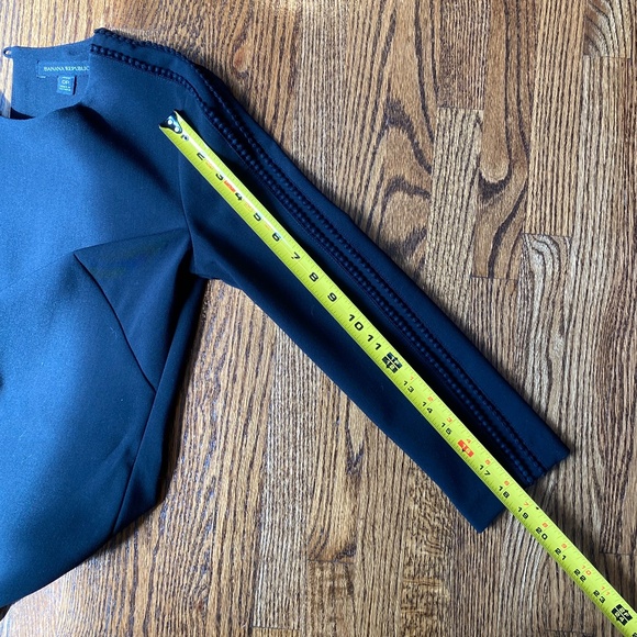 Banana Republic Long Sleeve Black Dress - Picture 4 of 9